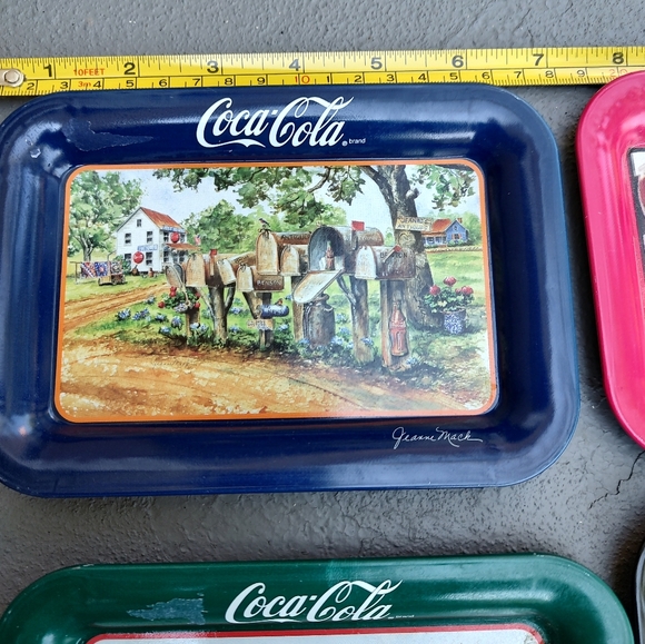 Coca cola trays set of 5 1998   1991 - Picture 3 of 4